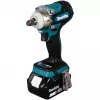 Iskuruuvinväännin Makita DTW300RTJ 3200 kierr./min, 18V, 2 akkua
