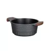 Keittiöväline Resto Kitchenware Capella 2,6 L pyöreä musta puu