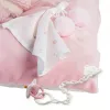 Nukke 73860 vauvanukke Nica vaaleanpunaisella peitolla 38 cm Llorens