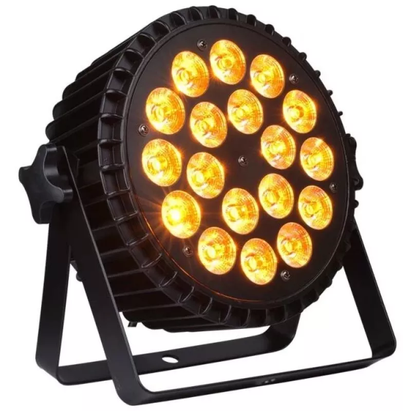 LIGHT4ME ALU QUAD PAR 18x6W RGBW - näyttämövalonheitin