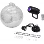 LED-disko-pallosarja EUROLITE 20000562 — 30 cm peilipallo moottorilla ja integroidulla LED-valaistuksella