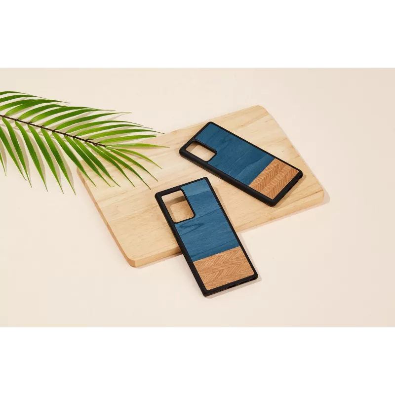 Man and Wood -puhelinkotelo Galaxy Note 20 Ultra Denim musta