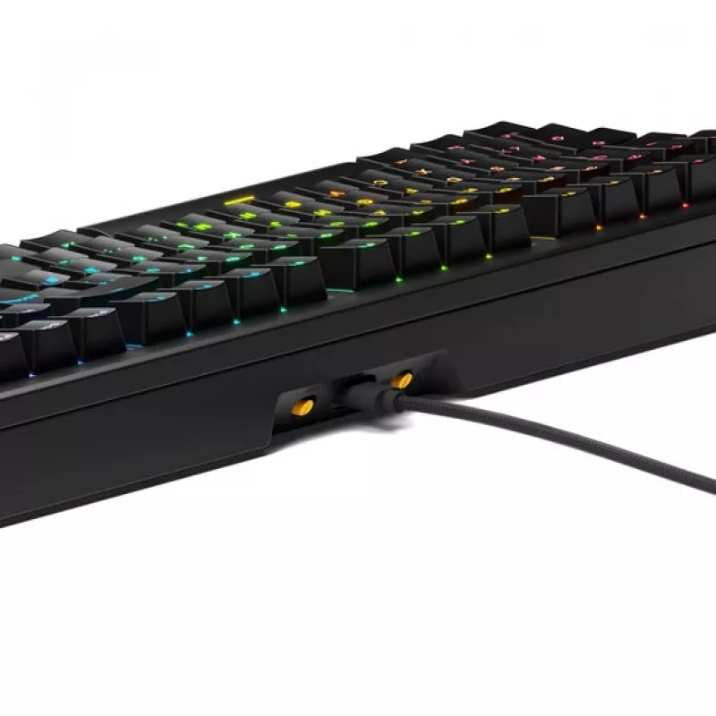 Mekaaninen pelinäppäimistö GLORIOUS GMMK 3 100% Pre-Built ISO (DE) Fox-kytkimillä, musta