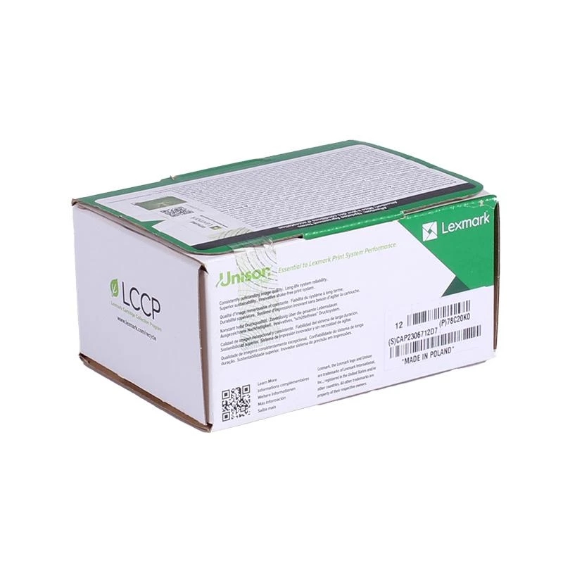 Lexmark 78C20K0 värikasetti 1 kpl alkuperäinen musta