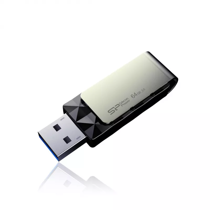 Silicon Power Blaze B30 USB-muistitikku 64 GB USB Type-A 3.0 (3.1 Gen 1) musta