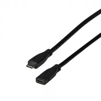 EFB-Elektronik USB 3.2 Gen2 10Gbit 3A jatkokaapeli, Type-C-uros - Type-C-naaras, 1 m