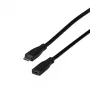 EFB-Elektronik USB 3.2 Gen2 10Gbit 3A jatkokaapeli, Type-C-uros - Type-C-naaras, 1 m