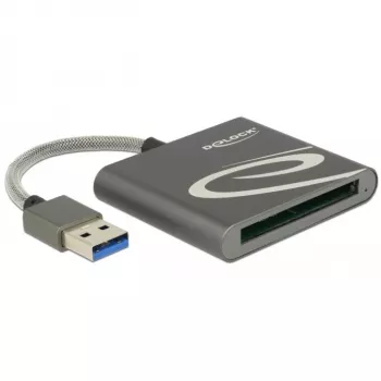 Kortinlukija DeLOCK 91525 USB 3.2 Gen 1 harmaa