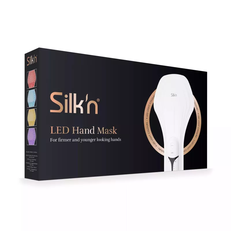 LED-käsinaamio silk'n HLM1PE1001 ihon nuorentamiseen ja kosteutukseen