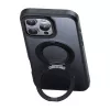 McDodo PC-4933 MagSafe-suojakotelo iPhone 16 Pro Max sisäänrakennetulla jalustalla, musta