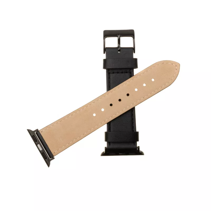 Nahkaranneke Apple Watch FIXED FIXLST-434-BK -kelloon — musta, vararanneke