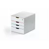Durable VARICOLOR MIX 4 SAFE harmaa muovi 4 vetolaatikkoa