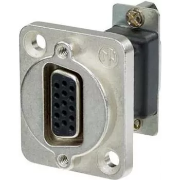 Neutrik D-SUB adapteri D-SUB-naarasliitin 15napainen - D-SUB-naarasliitin 15napainen NADB15FF 1 kpl (NADB15FF)