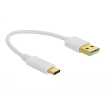 USB-latauskaapeli DeLOCK Type-A - USB Type-C 15 cm