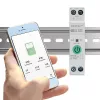 DIN-kiskorele WLAN QOLTEC 50881 — verkkovaihtorele 63A sähköasennuksiin