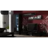 Cama TV-taso SOHO 180 musta/musta kiiltävä