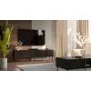 Cama CORTINA 4D TV-taso 200x40x55 musta