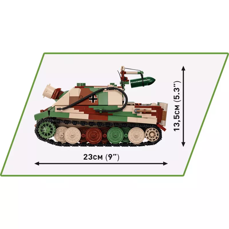 Rakennussarja Cobi 38 cm Sturmmörser Sturmtiger 1100 osaa