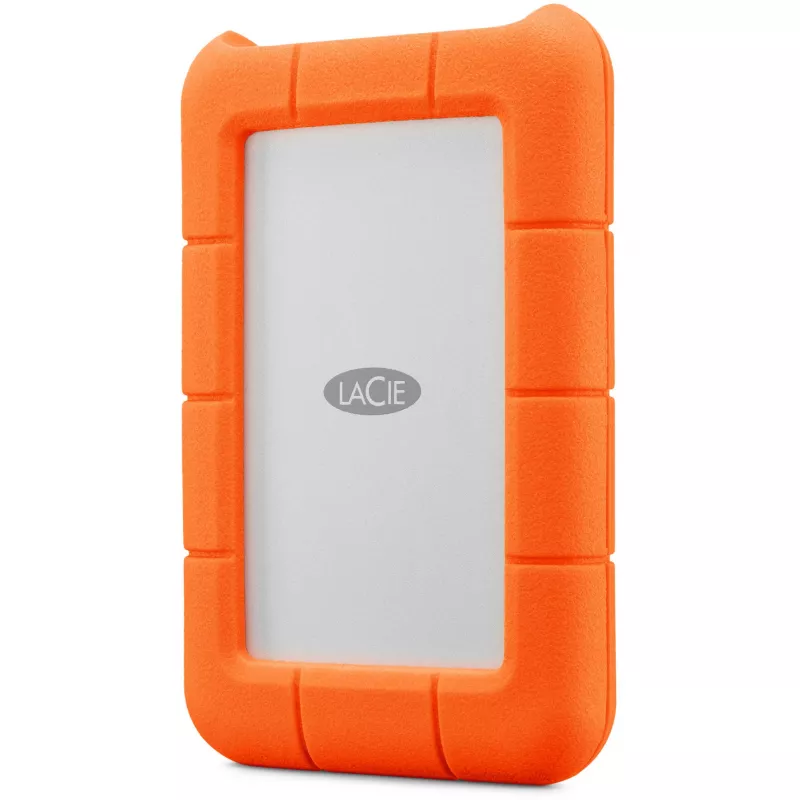 Rugged Mini 5 TB, ulkoinen kiintolevy (hopea/oranssi, Micro-USB-B 3.2 Gen 1 (5 Gbit/s))