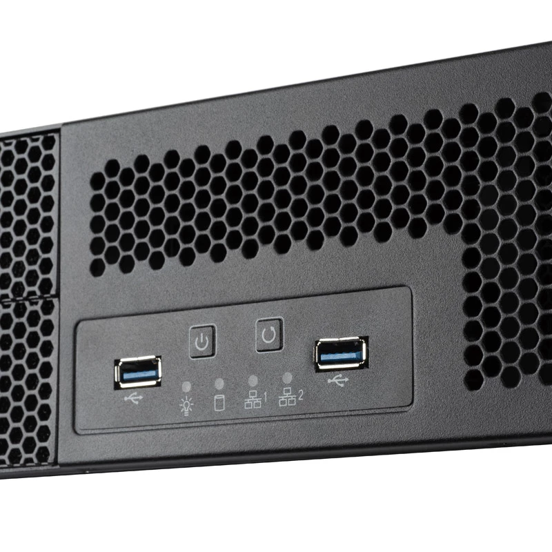 SilverStone RM23-502 rack-asennettava palvelinkotelo, ATX, USB 3.0 - 2U - musta
