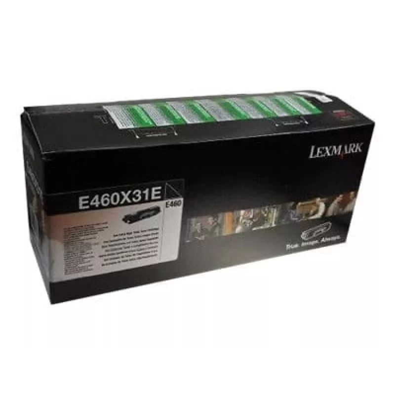 Lexmark E460X31E väriainekasetti E460, musta, 15 000 sivua
