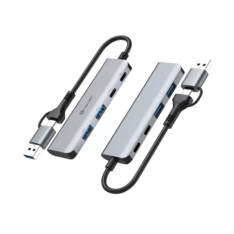 TRACER ADAPTER A-5 USB Type-C – USB-A 2x USB-A + 2x USB-C