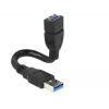 USB-kaapeli DeLOCK 0,15 m 2xUSB3.0-A