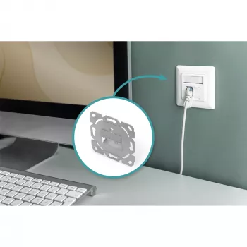 Peitelevy multimedia-/Keystone-moduuleille Digitus DN-93831-1