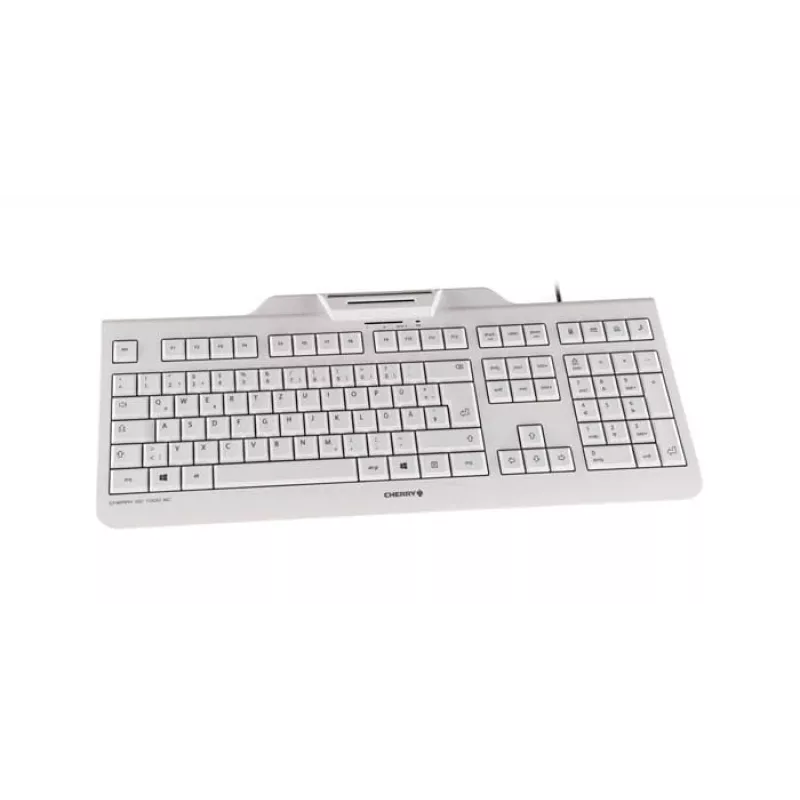 CHERRY KC 1000 SC langallinen älykorttinäppäimistö vaaleanharmaa USB QWERTY UK