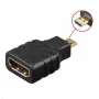 Microconnect HDM19F19MM kaapelin sukupuolenvaihtaja Micro HDMI HDMI musta