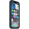 Apple MYY23ZM/A silikonikuori MagSafella iPhone 16:lle, sininen (Denim)