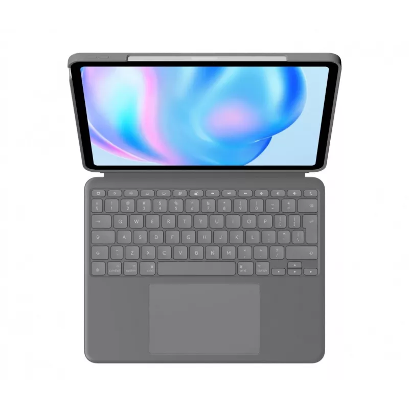 Logitech Combo Touch näppäimistö QWERTY US International harmaa kosketuslevy