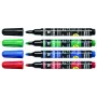 STANGER permanenttitussi M235, 1–3 mm, 4 värin pakkaus 712012