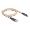 DeLOCK USB 2.0 -kaapeli Type-A - USB Type-C RGB 1m