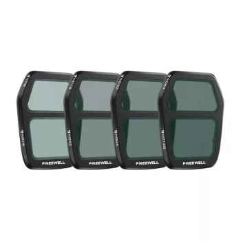 4 kpl split-ND-suodattimien sarja Freewell DJI Air 3S -malliin FW-A3S-SPLITND