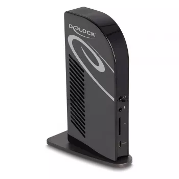 DeLOCK USB Type-C Triple Display -telakointiasema 4K USB-keskitin LAN ääni PD 96W