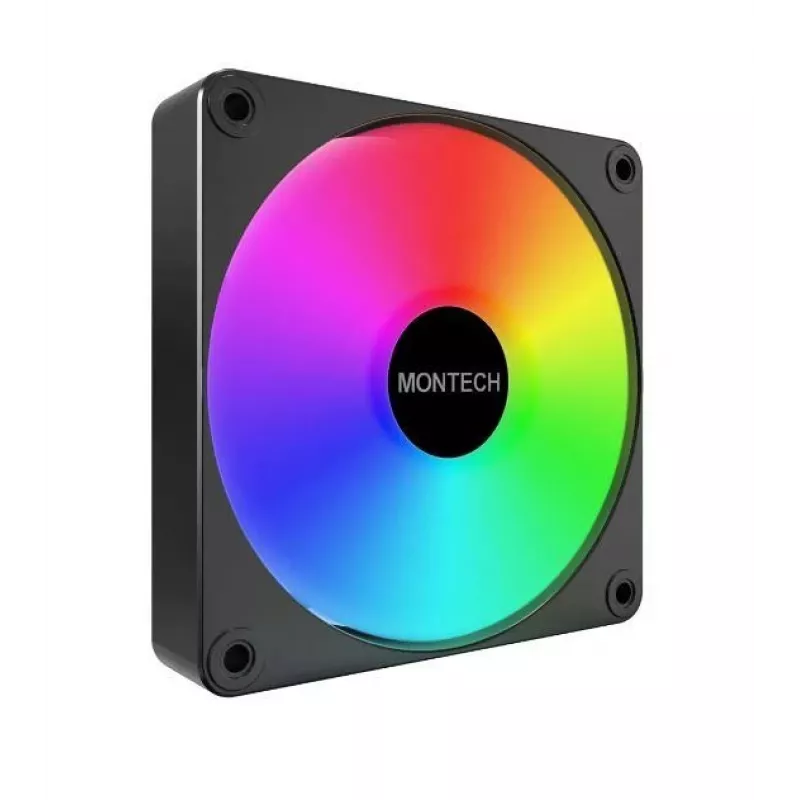 Montech GF120 V2 ARGB tietokonekotelon tuuletinyksikkö 12 cm musta 3 kpl