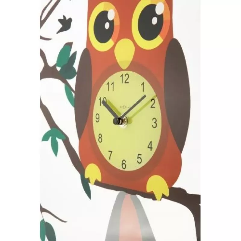 NeXtime kello 8169 Oohoo, Ø43 cm, seinäkello, monivärinen