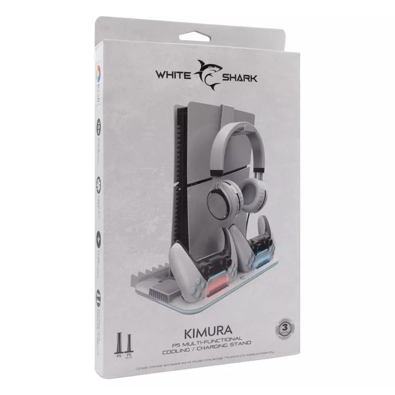 Johdollinen Over-Ear-pelikuuloke White Shark Kimura-2 – KIMURA-2, johdollinen, Over-Ear