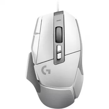 Pelihiiripaketti Logitech G G502 X ja G240 kova pelihiirimatto — oikeakätinen, optinen 25600 DPI, USB Type-A, 13 painiketta, valkoinen