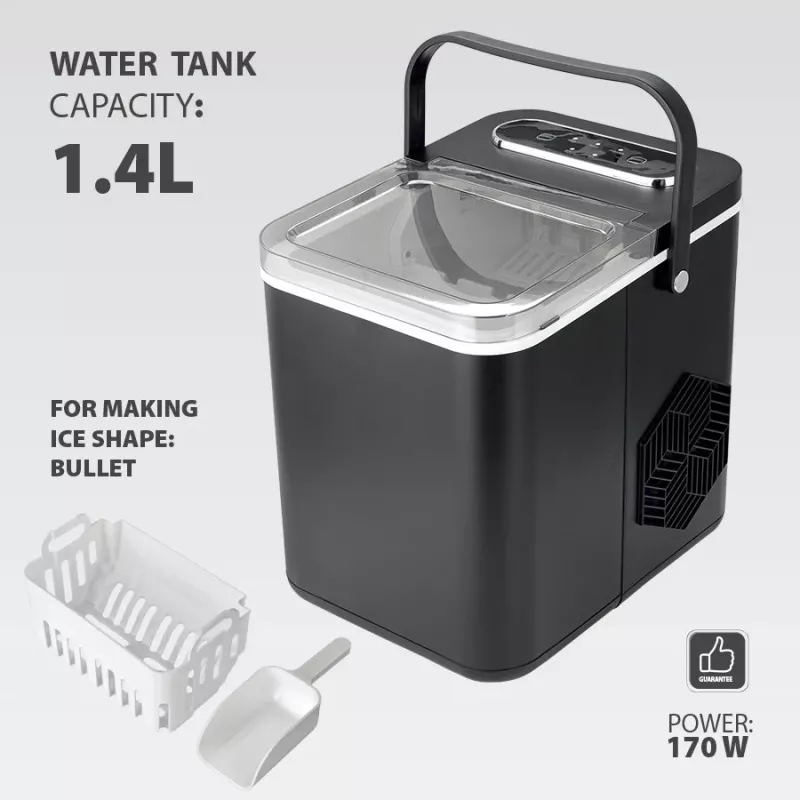 Maestro MR-820 jääpalakone — pöytämallinen jääpalakone, malli MR-820