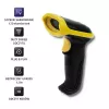 Qoltec 50862 langaton laser viivakoodilukija 1D | 2.4GHz