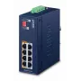 PLANET IPOE-470-12V teollinen 4-porttinen Gigabit 802.3bt PoE++ -injektorihubi