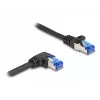 Verkkokaapeli DeLOCK RJ45 Cat.6A S/FTP 0,5 m musta