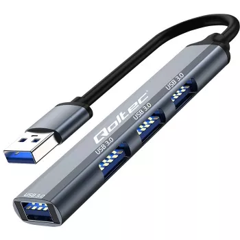 HUB-sovitin USB 3.0 4in1, 4x USB 3.0