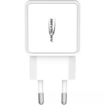 ANSMANN HC218PD - verkkolaite - 18 W - 3000 mA - PD, QC 3.0 - 2 lähtöporttia (USB, USB-C) - valkoinen (1001-0111)