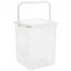 Rotho Basic 9 L muovinen pesuainepullo malli 1770101100RP, valkoinen, kansi, ripustusreikä