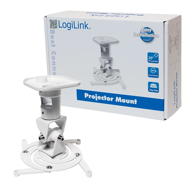 Kattoteline LogiLink BP0003 enimmäispaino 15 kg valkoinen