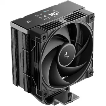 Ilmajäähdytin DeepCool AK400 G2 Digital NYX — 120 mm tuuletin, max ilmanpaine 3.33 mmH2O, 92×132×156 mm, musta