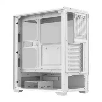 Tietokonekotelo DarkFlash C365 (valkoinen) ATX/mATX/Mini-ITX yhteensopiva